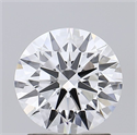 Lab Grown Diamond 3.59 Carats, Round with Ideal Cut, D Color, IF Clarity and Certified by IGI