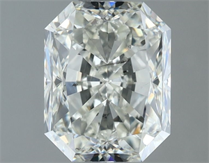 Foto Diamante Natural 1.51 quilates, Radiante , Color H, claridad SI1 y certificado IGI de