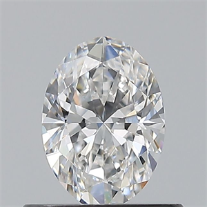 Picture of Natural Diamond 0.50 Carats, Oval with  Cut, E Color, VVS2 Clarity and Certified by GIA