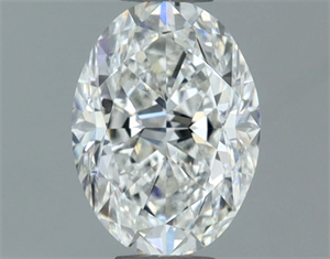 Picture of Natural Diamond 0.90 Carats, Oval with  Cut, G Color, SI1 Clarity and Certified by GIA