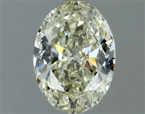 Picture of Natural Diamond 1.00 Carats, Oval with  Cut, L Color, SI1 Clarity and Certified by IGI