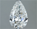 Natural Diamond 1.20 Carats, Pear with  Cut, G Color, VVS2 Clarity and Certified by GIA
