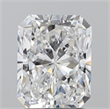 Natural Diamond 2.01 Carats, Radiant with  Cut, D Color, VS2 Clarity and Certified by GIA