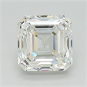 Diamante Natural 1.23 quilates, Asscher , Color I, claridad VS2 y certificado GIA