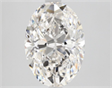 Natural Diamond 2.10 Carats, Oval with  Cut, G Color, VVS1 Clarity and Certified by GIA