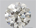Natural Diamond 0.50 Carats, Round with Very Good Cut, I Color, VVS2 Clarity and Certified by IGI