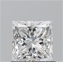Natural Diamond 1.01 Carats, Princess with  Cut, G Color, VVS2 Clarity and Certified by GIA