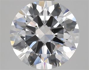 Picture of Natural Diamond 2.51 Carats, Round with Excellent Cut, D Color, VS1 Clarity and Certified by GIA