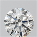 Natural Diamond 1.00 Carats, Round with Excellent Cut, H Color, SI1 Clarity and Certified by GIA