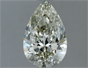 Natural Diamond 1.11 Carats, Pear with  Cut, K Color, VVS2 Clarity and Certified by IGI
