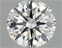 Lab Grown Diamond 1.50 Carats, Round with Ideal Cut, F Color, VS2 Clarity and Certified by IGI