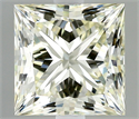 Natural Diamond 0.70 Carats, Princess with  Cut, K Color, VVS2 Clarity and Certified by IGI