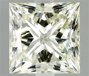 Picture of Natural Diamond 0.70 Carats, Princess with  Cut, K Color, VVS2 Clarity and Certified by IGI