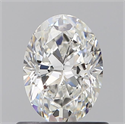 Diamante Natural 0.73 quilates, Ovalado , Color G, claridad VS1 y certificado GIA
