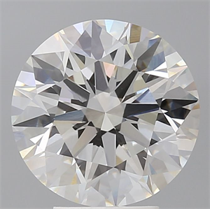 Picture of Lab Grown Diamond 4.59 Carats, Round with Ideal Cut, E Color, VVS2 Clarity and Certified by IGI