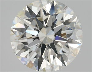 Foto Diamante Natural 1.61 quilates, Redondo , Color J, claridad IF y certificado GIA de