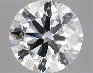 Picture of Lab Grown Diamond 5.05 Carats, Round with Ideal Cut, G Color, VS2 Clarity and Certified by IGI