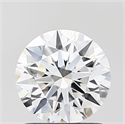 Lab Grown Diamond 1.05 Carats, Round with Ideal Cut, D Color, VS1 Clarity and Certified by IGI