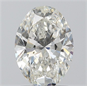 Diamante Natural 1.21 quilates, Ovalado , Color H, claridad SI2 y certificado GIA
