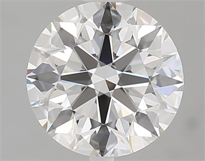 Picture of Natural Diamond 1.85 Carats, Round with Excellent Cut, E Color, VVS1 Clarity and Certified by GIA