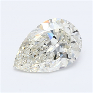Picture of Natural Diamond 1.01 Carats, Pear with  Cut, K Color, SI1 Clarity and Certified by GIA