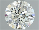 Natural Diamond 0.80 Carats, Round with Very Good Cut, I Color, VVS2 Clarity and Certified by IGI