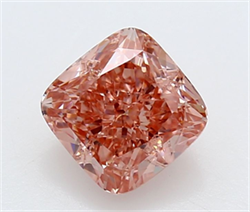 Picture of Lab Grown Diamond 2.04 Carats, CUSHION MODIFIED with  Cut, Fancy Vivid Pink Color, VVS2 Clarity and Certified by IGI