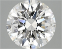Lab Grown Diamond 2.54 Carats, Round with Ideal Cut, E Color, VVS2 Clarity and Certified by IGI