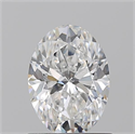 Natural Diamond 1.01 Carats, Oval with  Cut, E Color, SI1 Clarity and Certified by GIA