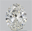 Natural Diamond 0.90 Carats, Oval with  Cut, H Color, VS1 Clarity and Certified by GIA