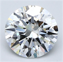 Diamante Natural 2.43 quilates, Redondo , Color F, claridad VVS2 y certificado GIA