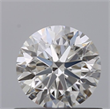 Natural Diamond 0.70 Carats, Round with Very Good Cut, F Color, VVS1 Clarity and Certified by GIA