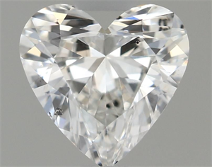 Picture of Natural Diamond 0.50 Carats, Heart with  Cut, G Color, SI2 Clarity and Certified by GIA