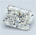 Natural Diamond 6.05 Carats, Radiant with  Cut, I Color, VS2 Clarity and Certified by GIA