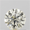 Natural Diamond 0.71 Carats, Round with Excellent Cut, K Color, SI2 Clarity and Certified by IGI