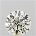 Natural Diamond 0.71 Carats, Round with Excellent Cut, K Color, SI2 Clarity and Certified by IGI