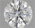 Natural Diamond 0.74 Carats, Round with Excellent Cut, H Color, I1 Clarity and Certified by GIA