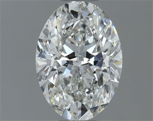 Picture of Natural Diamond 1.00 Carats, Oval with  Cut, G Color, SI2 Clarity and Certified by IGI