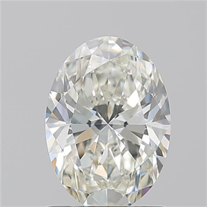 Picture of Natural Diamond 1.21 Carats, Oval with  Cut, J Color, VS2 Clarity and Certified by GIA