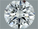 Natural Diamond 0.50 Carats, Round with Excellent Cut, H Color, VS1 Clarity and Certified by GIA