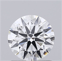Del inventario de diamantes de laboratorio, 1.05 quilates, Redondo , Color D, claridad VVS2 y certificado IGI