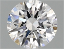 Lab Grown Diamond 1.02 Carats, Round with Ideal Cut, E Color, VS1 Clarity and Certified by IGI