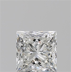 Picture of Natural Diamond 1.01 Carats, Princess with  Cut, H Color, VS1 Clarity and Certified by GIA