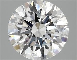 Picture of Lab Grown Diamond 3.06 Carats, Round with Ideal Cut, F Color, VVS2 Clarity and Certified by IGI