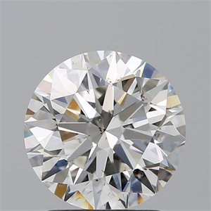 Foto Diamante Natural 2.20 quilates, Redondo , Color H, claridad SI1 y certificado GIA de