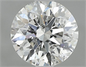 Natural Diamond 1.00 Carats, Round with Excellent Cut, E Color, I1 Clarity and Certified by IGI