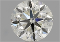 Natural Diamond 0.90 Carats, Round with Very Good Cut, L Color, VVS2 Clarity and Certified by GIA