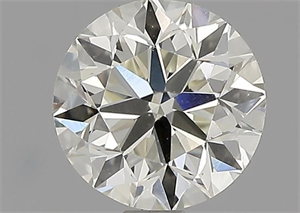 Picture of Natural Diamond 0.90 Carats, Round with Very Good Cut, L Color, VVS2 Clarity and Certified by GIA