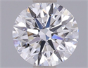 Lab Grown Diamond 1.03 Carats, Round with Ideal Cut, D Color, VVS1 Clarity and Certified by IGI
