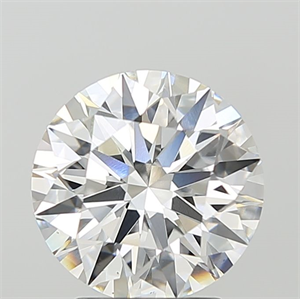 Picture of Lab Grown Diamond 3.10 Carats, Round with Excellent Cut, F Color, VVS2 Clarity and Certified by IGI